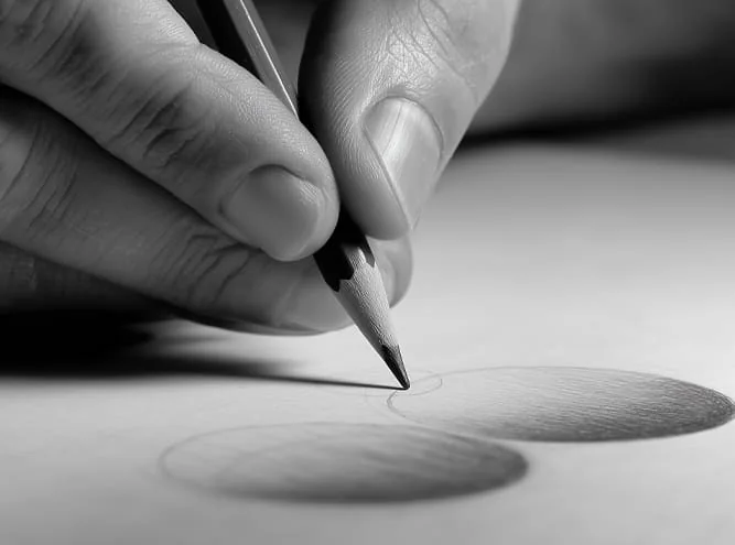 Product concept sketched by hand